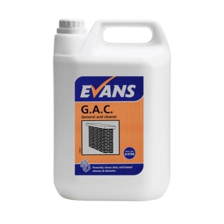 Evans Ισχυρό Καθαριστικό Γενικής Χρήσης Με Οξύ G.A.C. 5lt