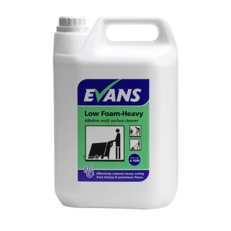 Evans Αλκαλικό Καθαριστικό Χαμηλού Αφρισμού Low Fiam Heavy 5lt