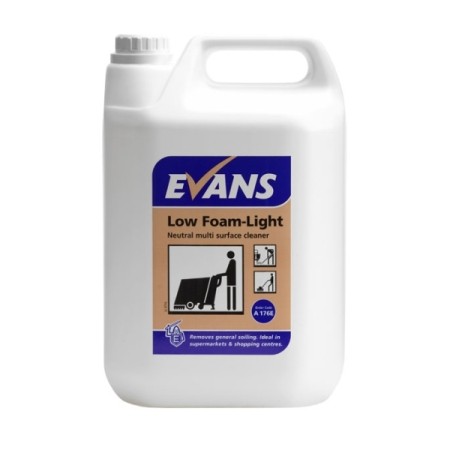 Evans Ουδέτερο Καθαριστικό Χαμηλού Αφρισμού Low Fοam Light 5lt