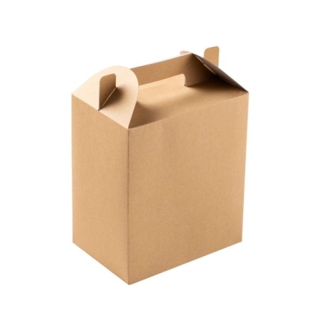 Χάρτινο Kraft Σκεύος Φαγητού Hotel Lunch Box