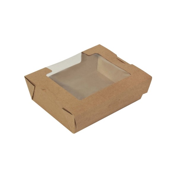 hellenic-pro-salad-box-w.window-medium-4326 Σκεύη Kraft Σαλάτας Με Καπάκι & Παράθυρο