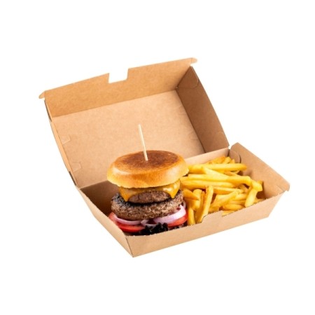 Κουτί Kraft XL Welle Μεγάλης Μερίδας Burger