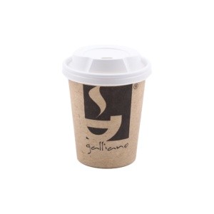 ποτήρι χάρτινο 8oz με εκτύπωση