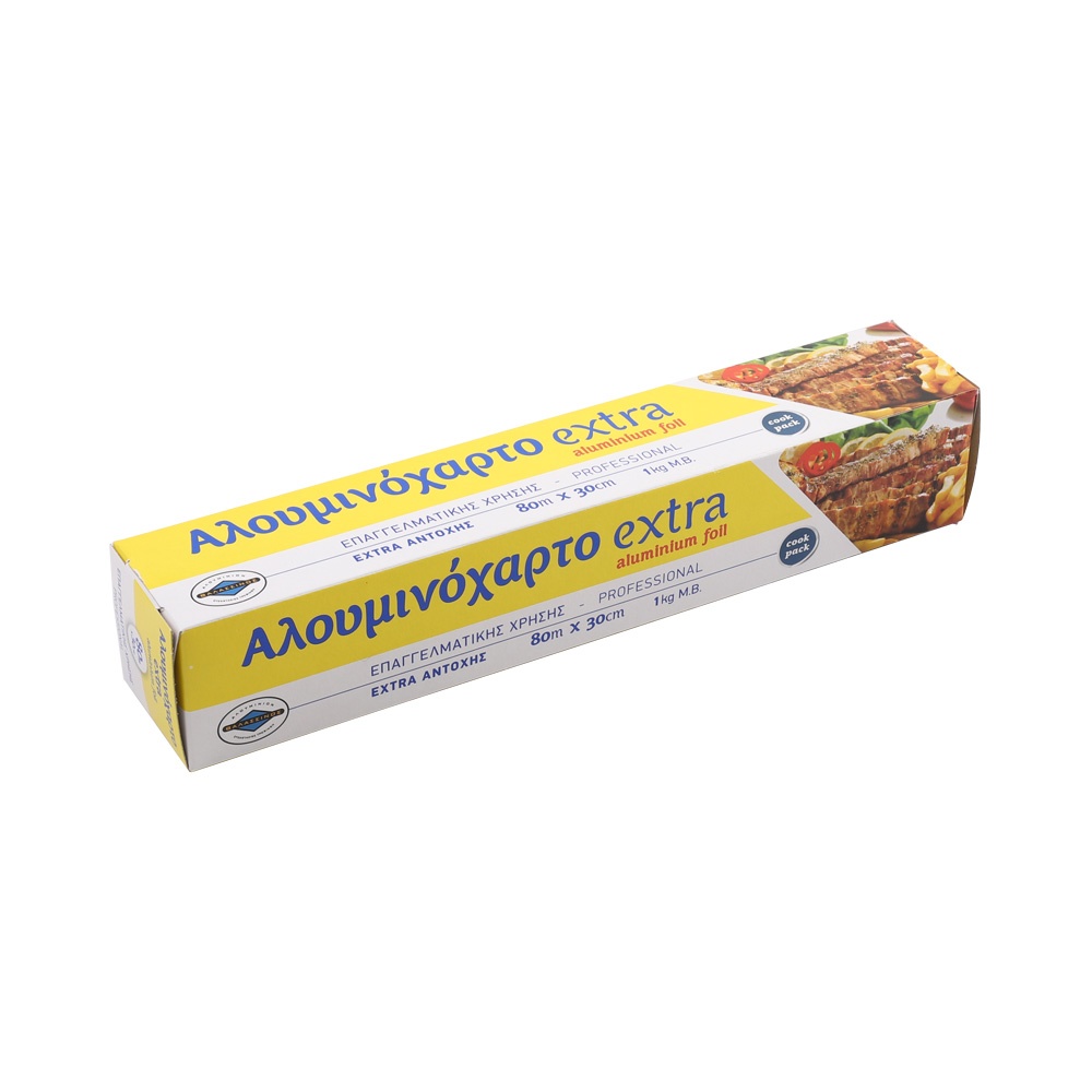 Αλουμινόχαρτο Extra 1 Kg σε Ρολό 30cmx80m Αλουμινόχαρτο Extra